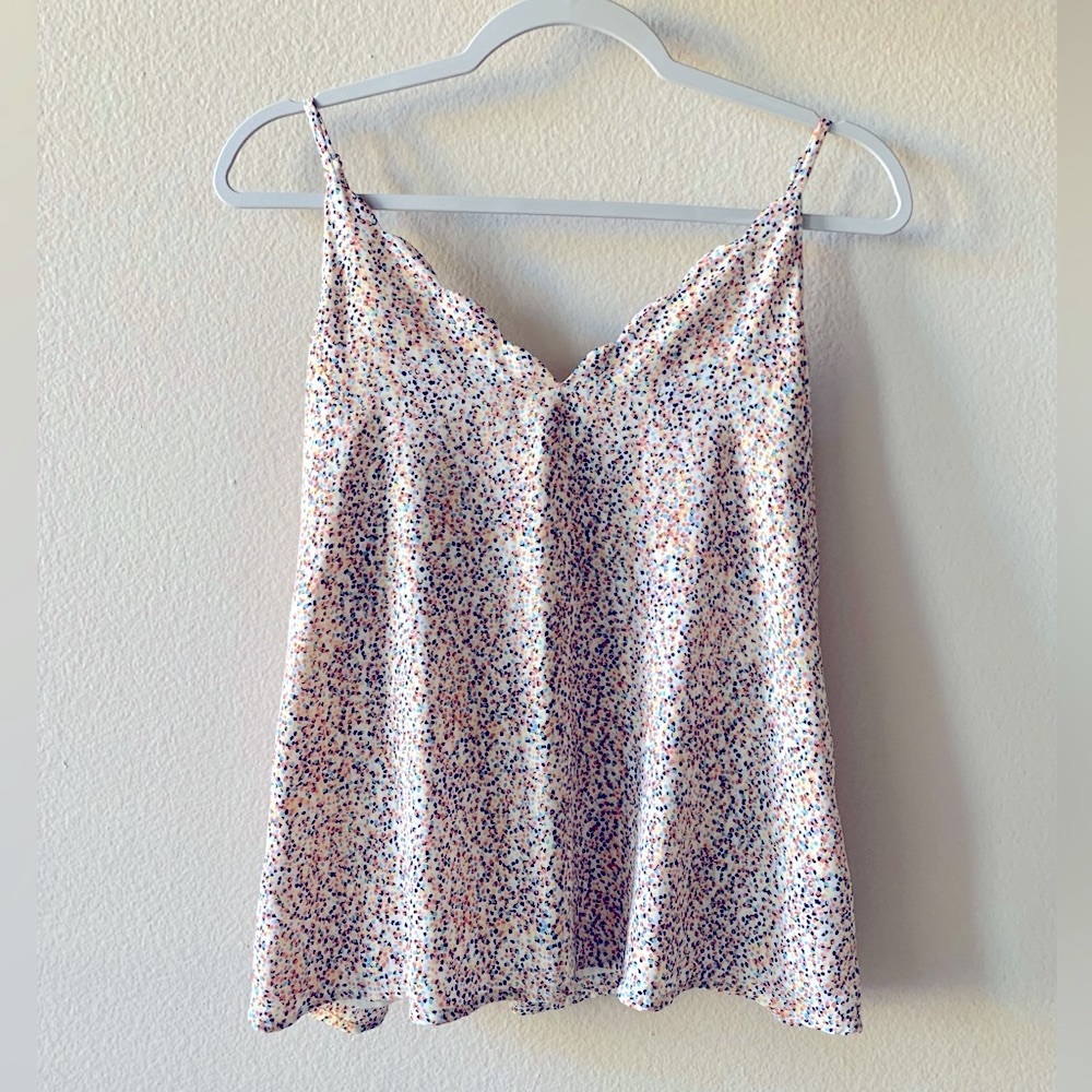 Socialite colorful dots print woman’s Tank S